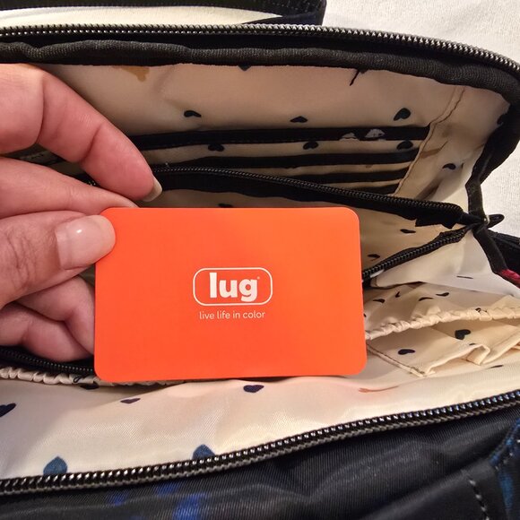 Lug Scoop NEW Black SE Crossbody Bag Paws Black NWOT 1764-A Dog Cat Puppy Kitty - Picture 8 of 16